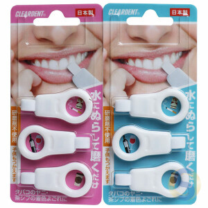 Teeth peeling sponge