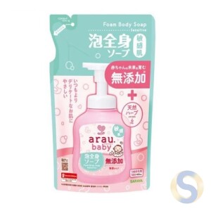 Arau. Baby Foaming Face Soap for Sensitive Skin Refill