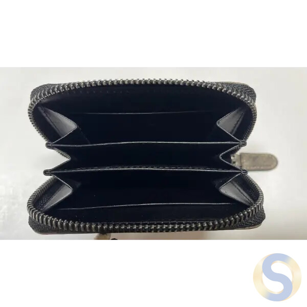 Leather Round Zipper Coin Purse (Cowhide) - 画像 (4)