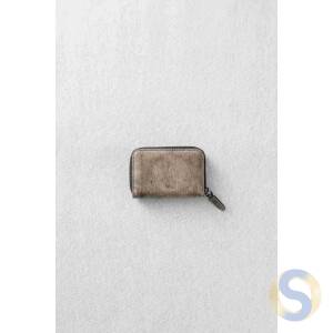 Leather Round Zipper Coin Purse (Cowhide)