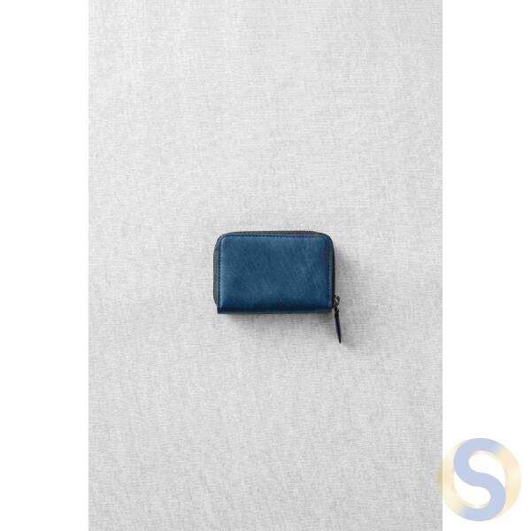 Leather Round Zipper Coin Purse (Cowhide) - 画像 (2)