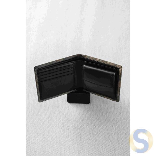 Leather Bi-fold wallet (Cowhide) - 画像 (3)