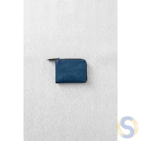 Leather Mini Zipper Wallet (Cowhide) - 画像 (2)