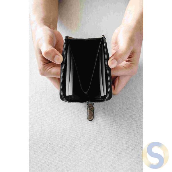Leather Mini Zipper Wallet (Cowhide) - 画像 (3)