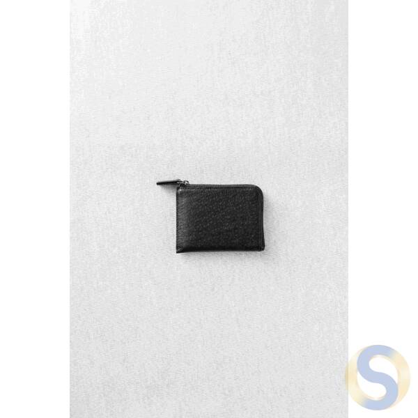 Leather Zipper Mini Wallet L-Shape (Pigskin) - 画像 (2)