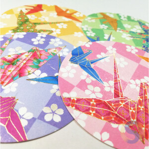 Washi Coaster (Kimono)
