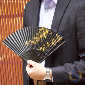 Gold Leaf Folding Fan
