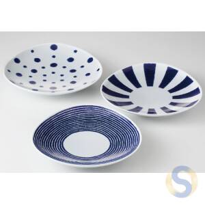 Hasami-ware Multi-Use Plates set of 3