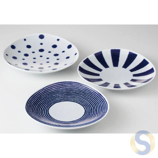 Hasami-ware Multi-Use Plates set of 3